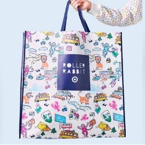 Roller Rabbit x Target collaboration reusable oversized tote bag with fun print
